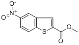 5-硝基苯并[B]噻吩-2-羧酸甲酯结构式