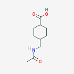 Structure of trans-4-(acetamidomethyl)cyclohexanecarboxylic acid