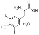Structure of 2-AMINO-3-(4-HYDROXY-3,5-DIIODOPHENYL)PROPANOIC ACID HYDRATE
