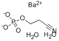 Structure of 2-CYANOETHYL PHOSPHATE, BARIUM SALT DIHY DRATE