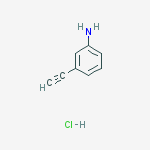 Structure of 3-Ethynylbenzenamine hydrochloride