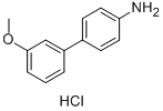 Structure of 3-METHOXY-BIPHENYL-4-YLAMINE HYDROCHLORIDE