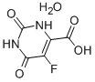 Structure of 5-FLUOROOROTIC ACID HYDRATE, 98