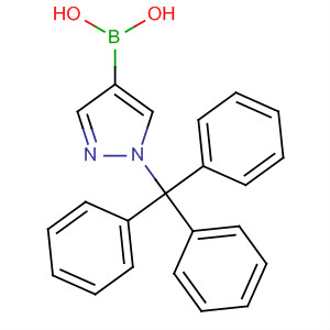 Structure of 1-trityl-1H-4-pyrazolylboronic acid