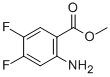 Structure of 2-Amino-4,5-difluorobenzoic acid methyl ester
