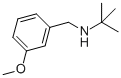 N-(3-甲氧基苄基)叔丁基胺结构式
