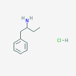 Structure of 1-Benzyl-propylamin,Hydrochlorid