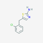 Structure of 2-Thiazolamine, 5-[(2-chlorophenyl)methyl]-
