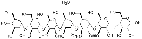 Structure of MALTOHEPTAOSE HYDRATE  90