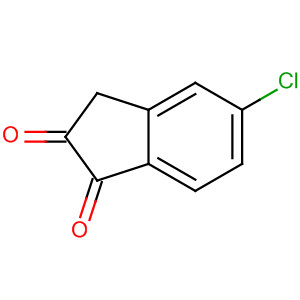 Structure of 1H-Indene-1,2(3H)-dione, 5-chloro-