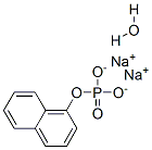 Structure of 1-NAPHTHYL PHOSPHATE DISODIUM SALT MONOHYDRATE