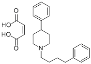4-PHENYL-1-(4-PHENYLBUTYL)PIPERIDINE MALEATE结构式