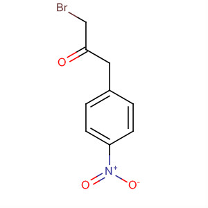 2-Propanone, 1-bromo-3-(4-nitrophenyl)-结构式