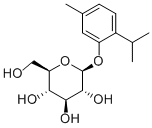 Structure of THYMOL-B-D-GLUCOPYRANOSIDE
