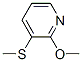 Structure of Pyridine,2-methoxy-3-(methylthio)-