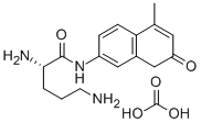 Structure of L-ORNITHINE 7-AMIDO-4-METHYLCOUMARIN, CARBONATE SALT