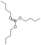 Structure of TRIBUTYL BORATE-10B, 98 ATOM % 10B