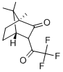 Structure of (-)-3-(TRIFLUOROACETYL)CAMPHOR  98