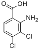 2-Amino-3,4-dichlorobenzoicacid结构式