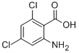 Structure of 2-AMINO-4,6-DICHLOROBENZOIC ACID