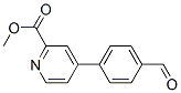 4-(2-(Methoxycarbonyl)pyridin-4-yl)benzaldehyde结构式
