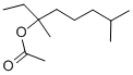 Structure of TETRAHYDROLINALYL ACETATE