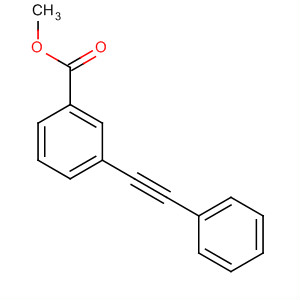 3-(2-PHENYLETHYNYL)BENZOIC ACID ETHYL ESTER结构式