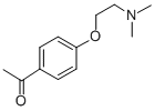 1-{4-[2-(dimethylamino)ethoxy]phenyl}ethanone结构式