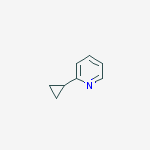 2-cyclopropylpyridine结构式