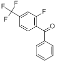 Structure of 2-FLUORO-4-(TRIFLUOROMETHYL)BENZOPHENONE