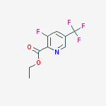 Structure of ethyl 3-fluoro-5-(trifluoromethyl)picolinate
