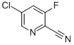 Structure of 5-CHLORO-3-FLUORO-PYRIDINE-2-CARBONITRILE