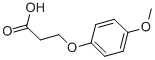 Structure of 3-(4-METHOXYPHENOXY)PROPANOIC ACID