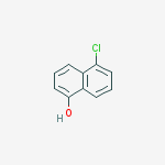 Structure of 5-Chloro-1-kydroxynaphthalene