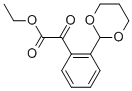 ETHYL 2-(1,3-DIOXAN-2-YL)BENZOYLFORMATE结构式