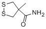 Structure of 1,2-Dithiolane-4-carboxamide,4-methyl-