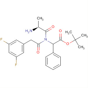 Structure of (2S)-N-[(3,5-Difluorophenyl)acetyl]-L-alanyl-2-phenylglycine 1,1-dimethylethyl ester