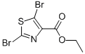 Structure of 2,5-DIBROMO-THIAZOLE-4-CARBOXYLIC ACID ETHYL ESTER