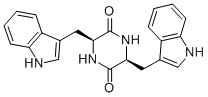 Structure of CYCLO(-TRP-TRP)