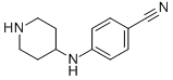 Structure of 4-(PIPERIDIN-4-YLAMINO)BENZONITRILE