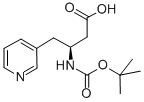 Structure of BOC-(S)-3-AMINO-4-(3-PYRIDYL)-BUTYRIC ACID