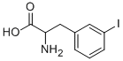 DL-3-碘苯丙氨酸结构式