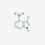 Structure of 3-chloro-4-nitro-1h-indole