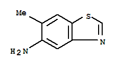 Structure of 5-Benzothiazolamine,6-methyl-