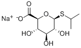 Structure of ISOPROPYL-BETA-D-THIOGLUCURONIC ACID, SODIUM SALT