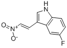 5-Fluoro-3-(2-nitrovinyl)indole结构式