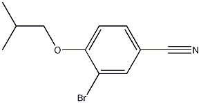 Structure of 3-bromo-4-(2-methylpropoxy)benzonitrile