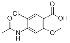 Structure of 4-ACETAMIDOCYCLOHEXANONE 4-ACETAMINO-5-CHLORO-2-METHOXYL-BENZOIC ACID
