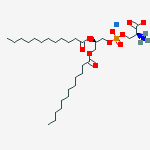 Structure of Sodium;(2s)-2-azaniumyl-3-[[(2r)-2,3-di(dodecanoyloxy)propoxy]-oxidophosphoryl]oxypropanoate