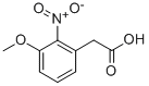 Structure of Benzeneacetic acid,3-methoxy-2-nitro